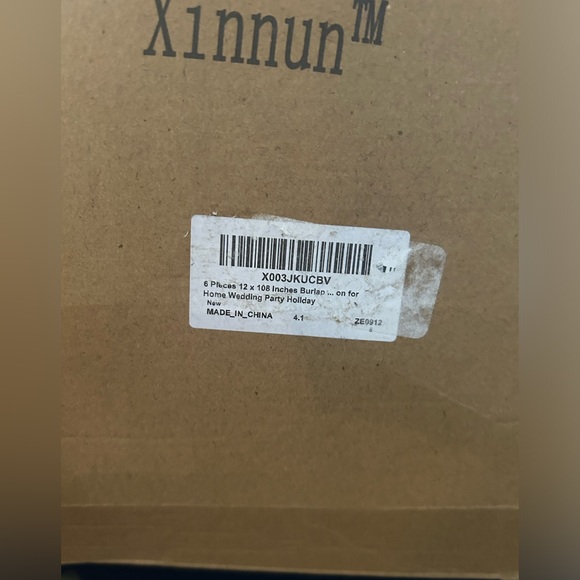 Rustic Lace Farmhouse Jute 9ft Table Runner Wedding Decor w Fairy Light💡Table - Picture 9 of 9